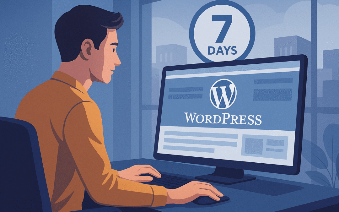 Site no ar em até 7 dias? Descubra como funciona a criação rápida com WordPress